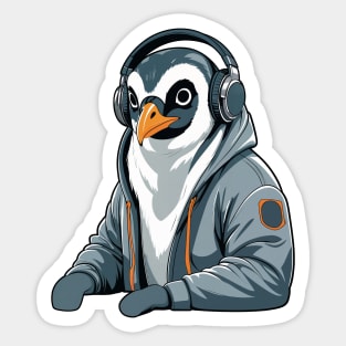 Coder Penguin Sticker